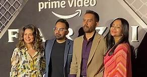 Raj Nidimoru and Krishna D.K. With Wife At Juhu Pvr For Farzi Screening. | Bollywood Reels