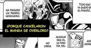 Cancelaron el Manga de Overlord 😭😱