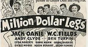 Million Dollar Legs (1932) Jack Oakie, W.C. Fields, Andy Clyde