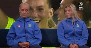 Caroline Seger & Olivia Schough interview after 2020 Olympics final
