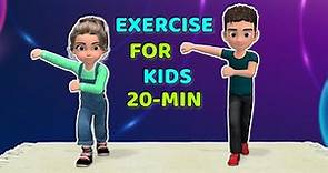 20-MIN EXERCISE FOR KIDS: WEIGHT-LOSS ACTIVITY AND FAMILY FITNESS