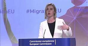 European Agenda on Migration: Federica MOGHERINI