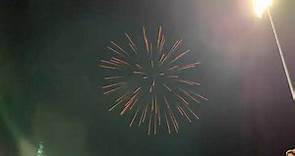 Natick High School Graduation 2021 Cap throw and fireworks display