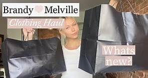 NEW ITEMS from Brandy Melville!! Try on haul (from a brandy model)