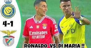 Al Nassr vs Benfica 4:1 All Goals & Highlights l Cristiano Ronaldo vs Di Maria!!🇵🇹⚽🤝