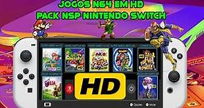 JOGOS NINTENDO 64 EM HD - PACK + NSP'S NINTENDO SWITCH