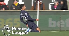 Brennan Johnson scores first goal for Tottenham to go up 1-0 v. Wolves | Premier League | NBC Sports