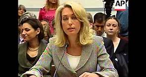 Four years after her identity was leaked, former CIA operative Valerie Plame appears on Capitol Hill