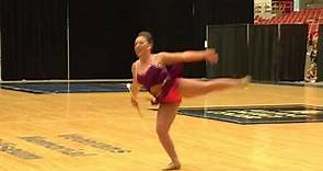 Savannah Miller, Dance twirl FINALS, 2017 Madison, WI, US National Championships