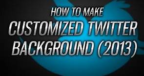 How To Make Customized Twitter Backgrounds 2013!!! (TEMPLATE INCLUDED!!!)