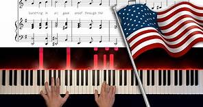US National Anthem - "The Star-Spangled Banner" - Piano Tutorial & Sheet Music