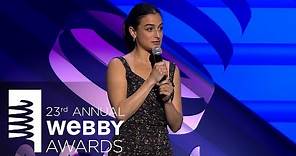 Jenny Slate Kicks Off the 23rd Annual Webby Awards