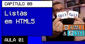 Listas OL e UL - @Curso em Vídeo HTML5 e CSS3