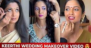 Ashok Selvan Wife Keerthi Pandian Wedding Makeover Video | Ashokee Ashok Selvan Wedding video