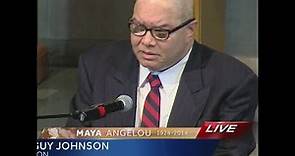 Full Remarks: Angelou's son, Guy Johnson