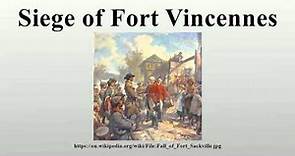 Siege of Fort Vincennes