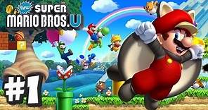 New Super Mario Bros U Wii U - Part 1 World 1