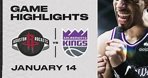 Sacramento Kings Highlights vs. Houston Rockets | 1.14.22