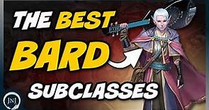The 3 Best Bard Subclasses in D&D 5e | Dungeons & Dragons Bard