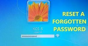 How to reset password in windows 7 and 10