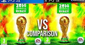 FIFA World Cup 2014 PS4 Vs PS3