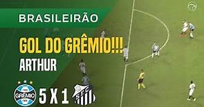 GOL (ARTHUR) - GRÊMIO X SANTOS - 06/05 - BRASILEIRÃO 2018