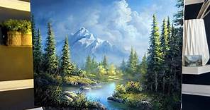 A Classic Mountain Painting in Oils - Paint with Kevin ®