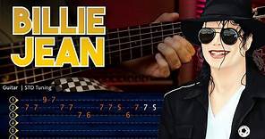 Billie Jean MICHAEL JACKSON Guitar TABS | Guitarra Cover Christianvib
