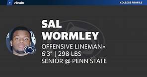 Sal Wormley SENIOR Offensive Lineman Penn State