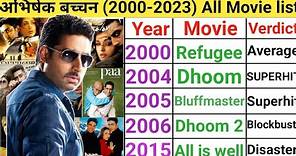 Abhishek Bachchan (2000+2003)movie | Abhishek hit or flop movies