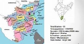 Tamil Nadu Map | Districts of Tamil Nadu | Geography of Tamil Nadu for TPSC, UPSC, SSC