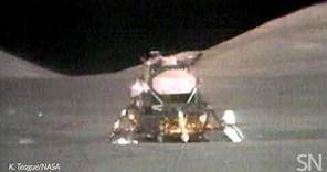 Apollo 17's Harrison Schmitt throws a hammer on the moon | Science News