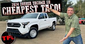 I Drive the CHEAPEST New 2024 Toyota Tacoma 4x4! | First Drive Review