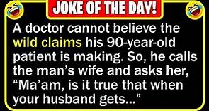🤣 BEST JOKE OF THE DAY! - A 90-year-old man goes for a physical, and all of... | Funny Daily Jokes