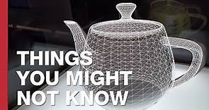 The World's Most Famous Teapot: The Utah Teapot