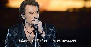 Johnny Hallyday - Je te promets Paroles