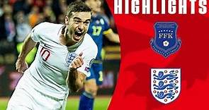 Kosovo 0-4 England | Mount & Winks First International Goals! | Euro 2020 Qualifiers | England