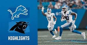 Lions vs. Panthers | 2023 Preseason Week 3 Game Highlights