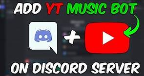 How to Add YOUTUBE MUSIC BOT To Discord Server - 2024 Method