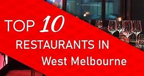 Top 10 best Restaurants in West Melbourne, Florida