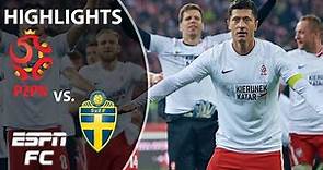 Robert Lewandowski & Poland are headed to the World Cup! | Highlights | ESPN FC