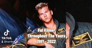 Then And Now Of "Val Kilmer" From 1981 to 2022