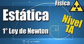 Estática Ejercicios Resueltos Nivel 1A - Primera Ley de Newton