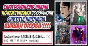 Cara Download Drama Korea terbaru (2020) Subtitle Indonesia