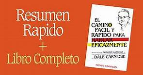 El camino FACIL y RAPIDO para hablar EFICAZMENTE - Dale Carnegie- Resumen + LIBRO