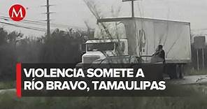 Nuevo bloqueo y situaciones de riesgo en Río Bravo, Tamaulipas