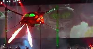 War of the Worlds Jeff Wayne LIVE.Best TRIPOD(fighting machine) footage on the Net