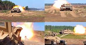 Battle-Ready: U.S. Army M1A2 Abrams Tank Crews On Live-Fire Mission