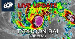 Typhoon Rai (Odette) approaching the Philippines - Live Update