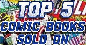 5 Most Expensive Comic Books Recently Sold on EBay!